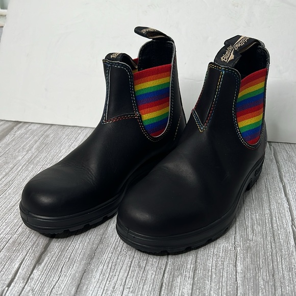 Blundstone 2105 Chelsea Boots Rainbow Black Size 4 US 7 - Picture 6 of 11